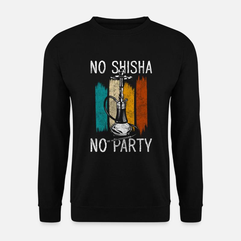 Shisha Dampf Chillen Blubbern - Unisex Pullover - Schwarz