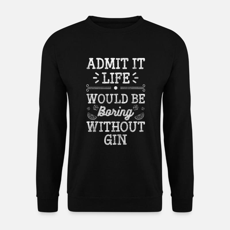 trinker getränk longdrink - Unisex Pullover - Schwarz