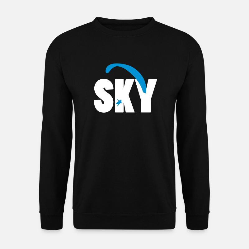 sky - Unisex Pullover - Schwarz