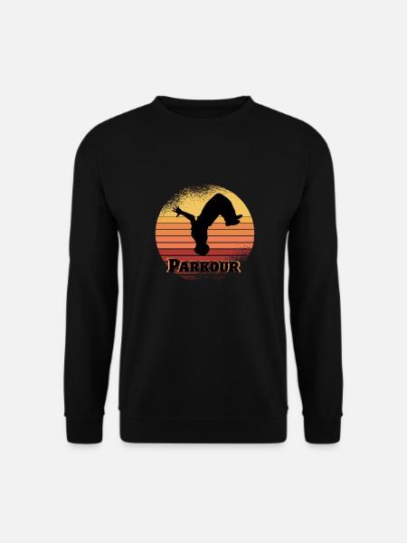 Parkour Sport - Unisex Pullover - Schwarz