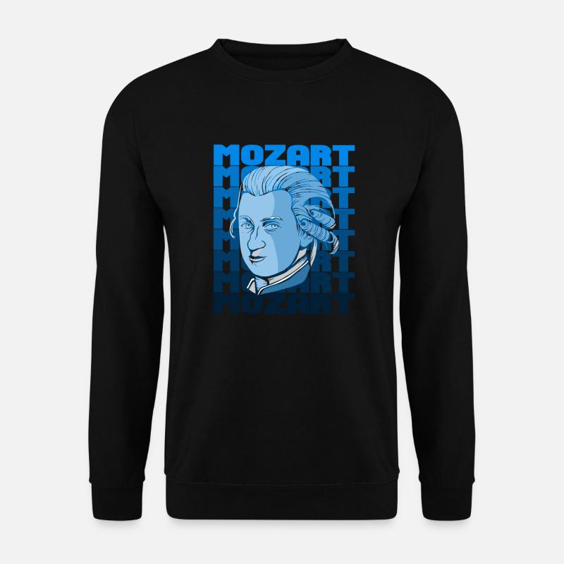 Mozart - Unisex Sweatshirt - black