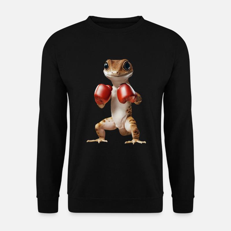 Gecko - Unisex Pullover - Schwarz