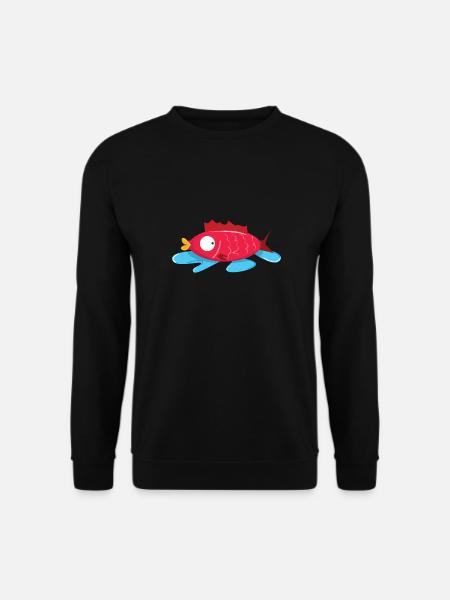 Fish without water - Unisex Sweatshirt - black