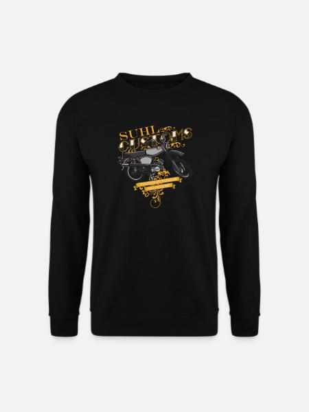 Simme fahren Schwalbe Simson KR50 KR51 S50 S51 - Unisex Pullover - Schwarz