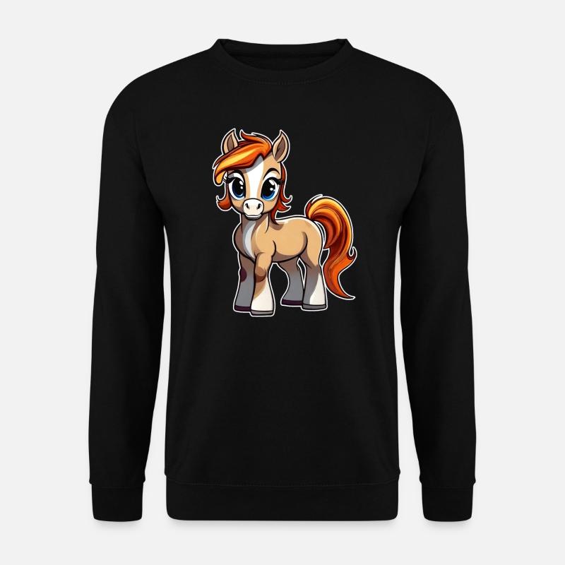 Cute little pony - Unisex Sweatshirt - black