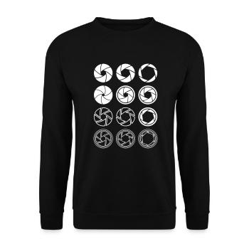 photography - Unisex Sweatshirt - black - Front - Alina (178cm) & Michal (187cm)