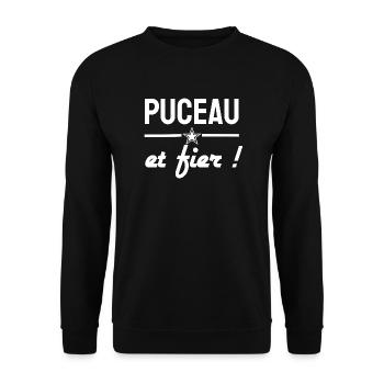 Virgin - Unisex Sweatshirt - black - Front - Alina (178cm) & Michal (187cm)