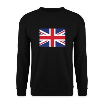 GROSS BRITANIEN - ENGLAND - BREXIT - Unisex Sweatshirt - black - Front - Alina (178cm) & Michal (187cm)