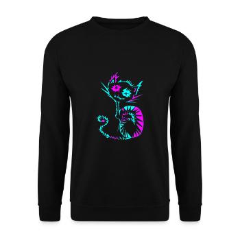 Dream with me! - Unisex Pullover - Schwarz - Vorne - Alina (178cm) & Michal (187cm)