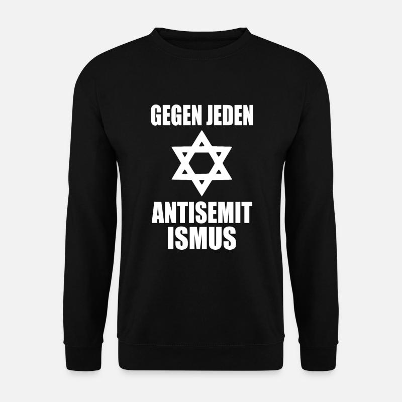 Gegen jeden antisemitismus - Unisex Pullover - Schwarz