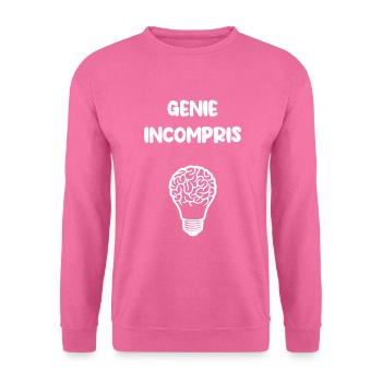 Missverstandenes Genie - Unisex Pullover - Pink - Vorne