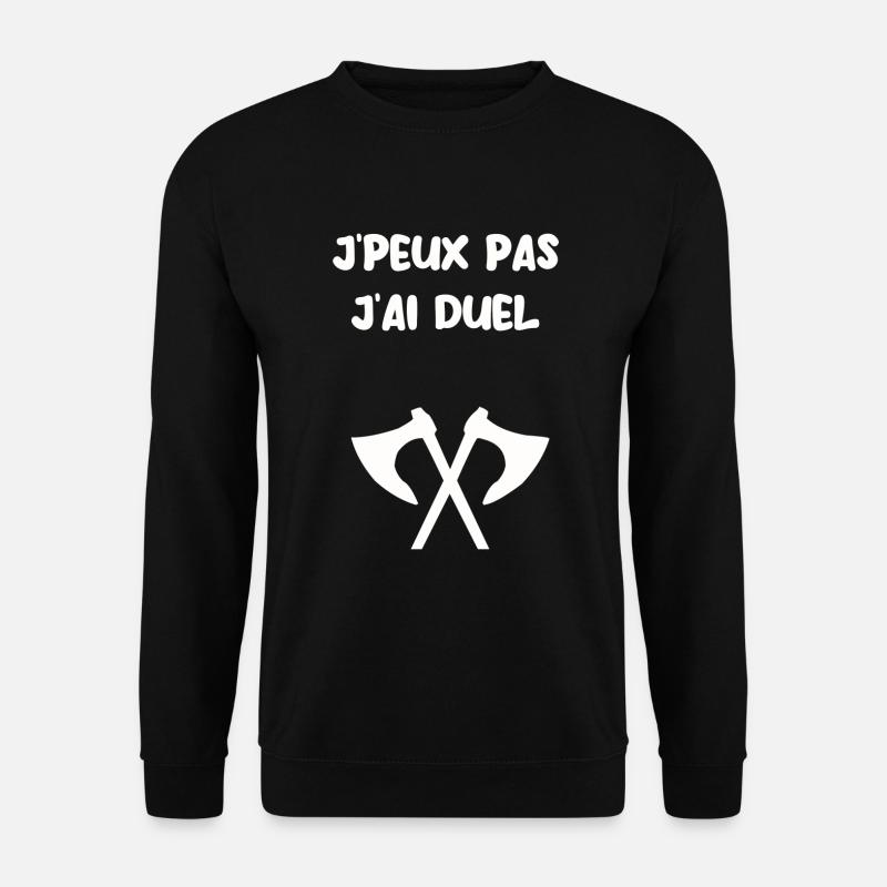 J’peux pas j’ai duel - Sweat-shirt Unisexe - noir