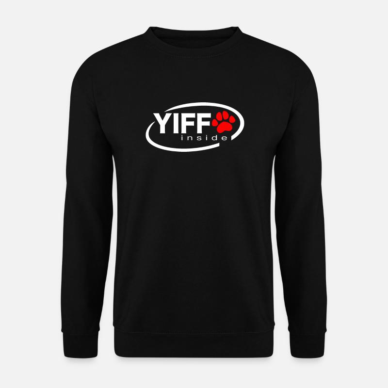 Yiff inside - Unisex Sweatshirt - black