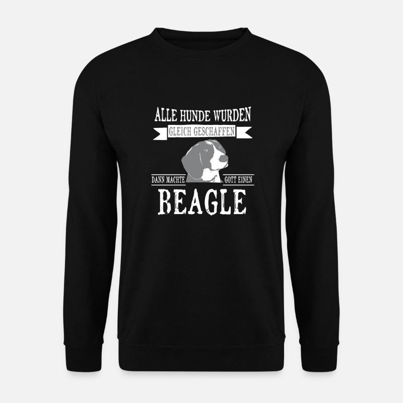 Alle Hunde Beagle - Unisex Pullover - Schwarz
