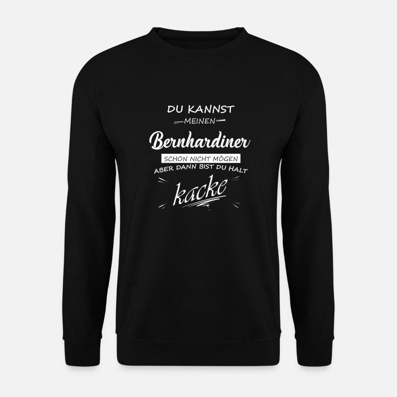 BERNHARDINER - Du bist kacke - Unisex Pullover - Schwarz