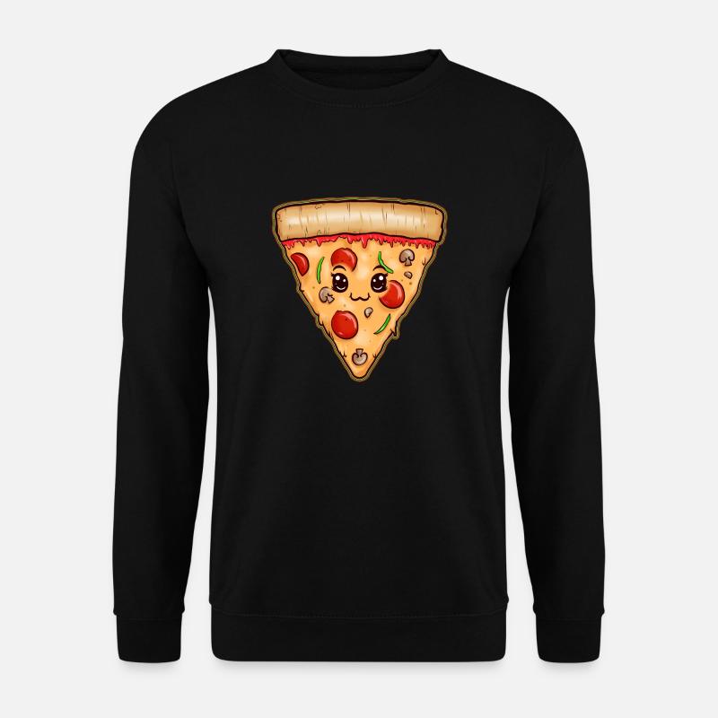 Lovely Pizza - Unisex Pullover - Schwarz