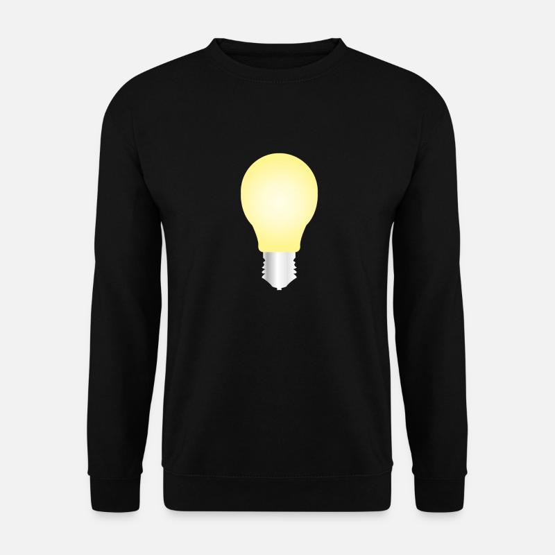 Glühbirne - Unisex Pullover - Schwarz