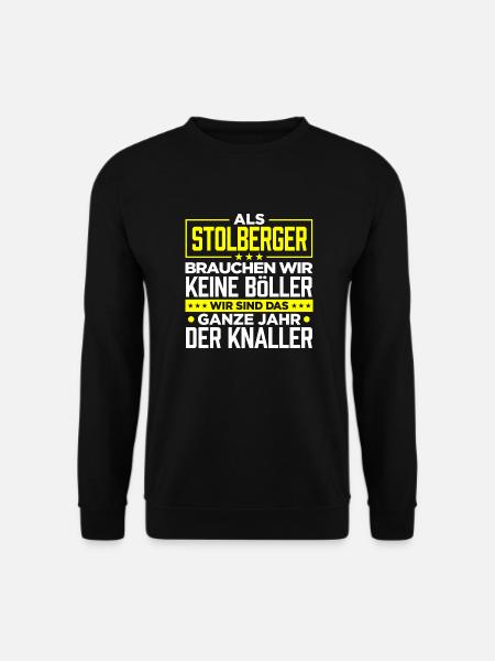 STOLBERGER - Böller - Unisex Pullover - Schwarz
