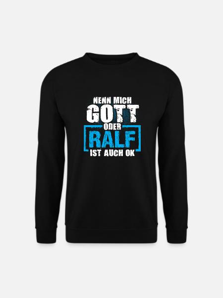 RALF - ok - Unisex Pullover - Schwarz