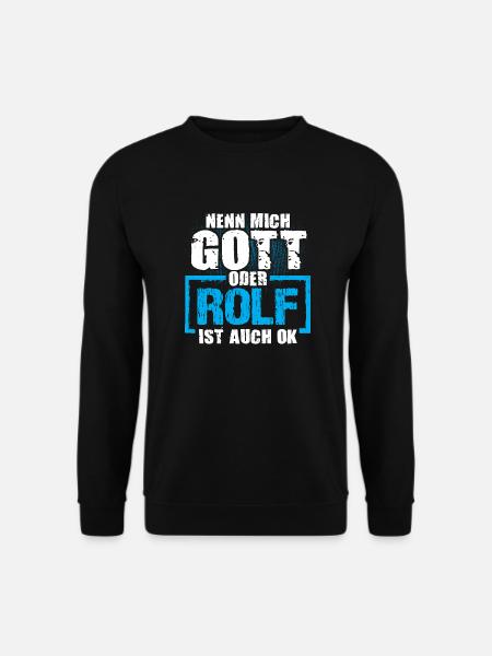 ROLF - ok - Unisex Pullover - Schwarz