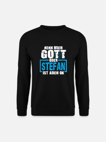 STEFAN - ok - Unisex Pullover - Schwarz