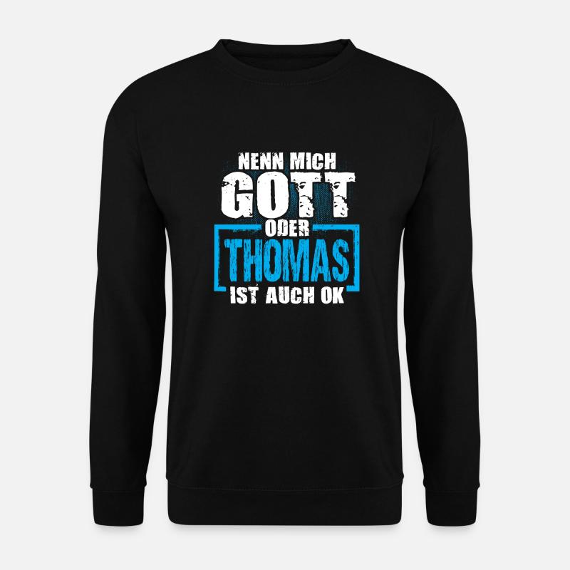 THOMAS - ok - Unisex Pullover - Schwarz