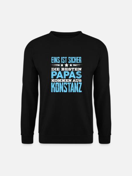 KONSTANZ - papa - Unisex Pullover - Schwarz