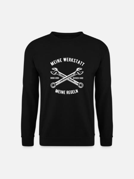 KfZ Auto Mechaniker Werkstatt Geschenk - Unisex Pullover - Schwarz