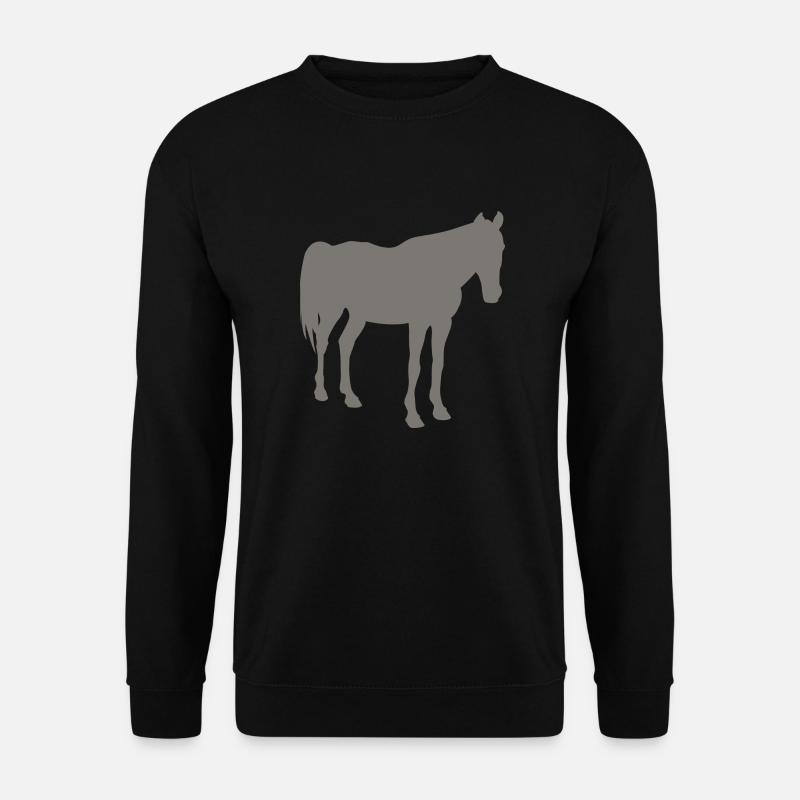 cheval - Sweat-shirt Unisexe - noir