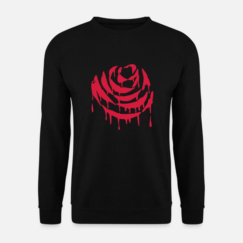 rose - Unisex Pullover - Schwarz
