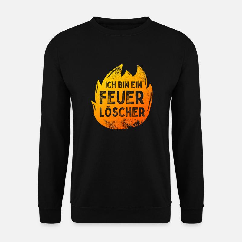 Firefighters motive: "I am a fire extinguisher" - Unisex Sweatshirt - black
