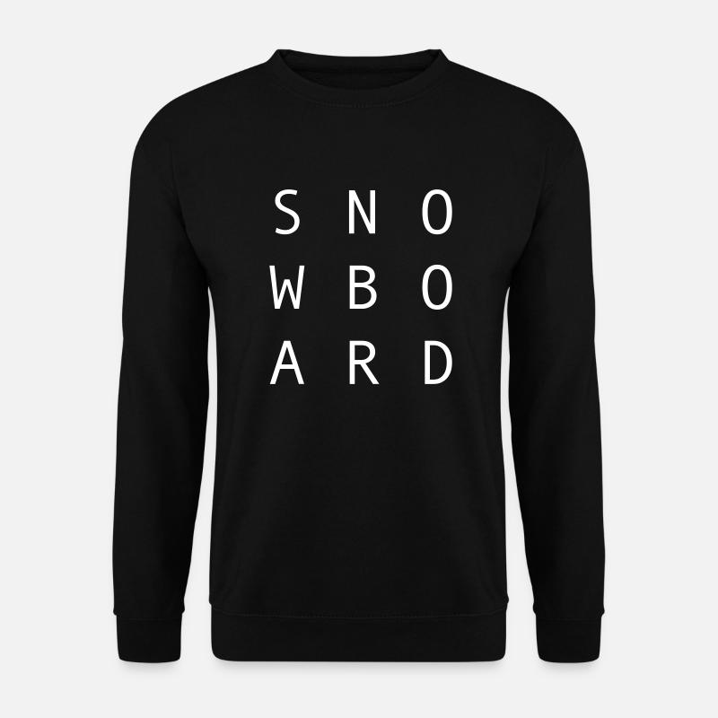 Snowboard - Unisex Pullover - Schwarz