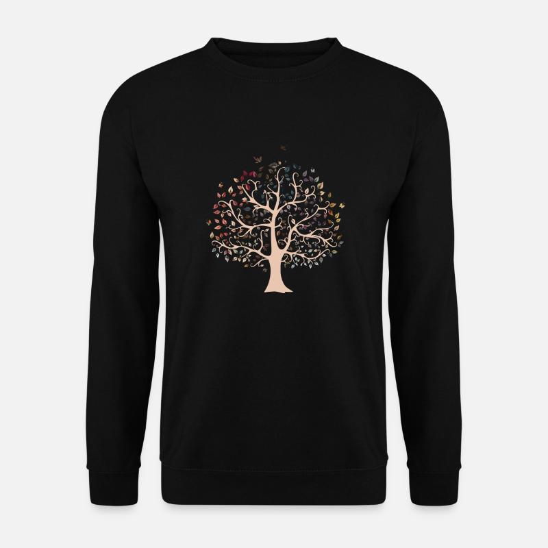 Baum des Lebens - Unisex Pullover - Schwarz