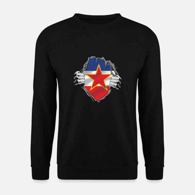 Balkan Yugoslavia nostalgia gift idea - Unisex Sweatshirt - black