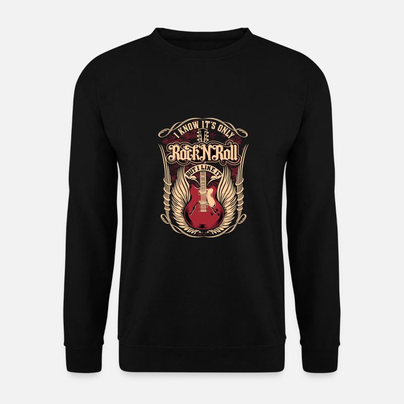 Rock 'n' Roll - Unisex Pullover - Schwarz
