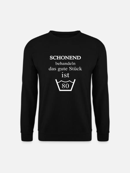 80. Geburtstag 80 Jahre Geburtstag Geschenkidee - Unisex Pullover - Schwarz