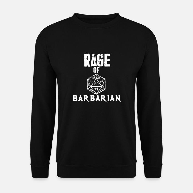 RAGE OF BARBARIAN - Unisex Pullover - Schwarz