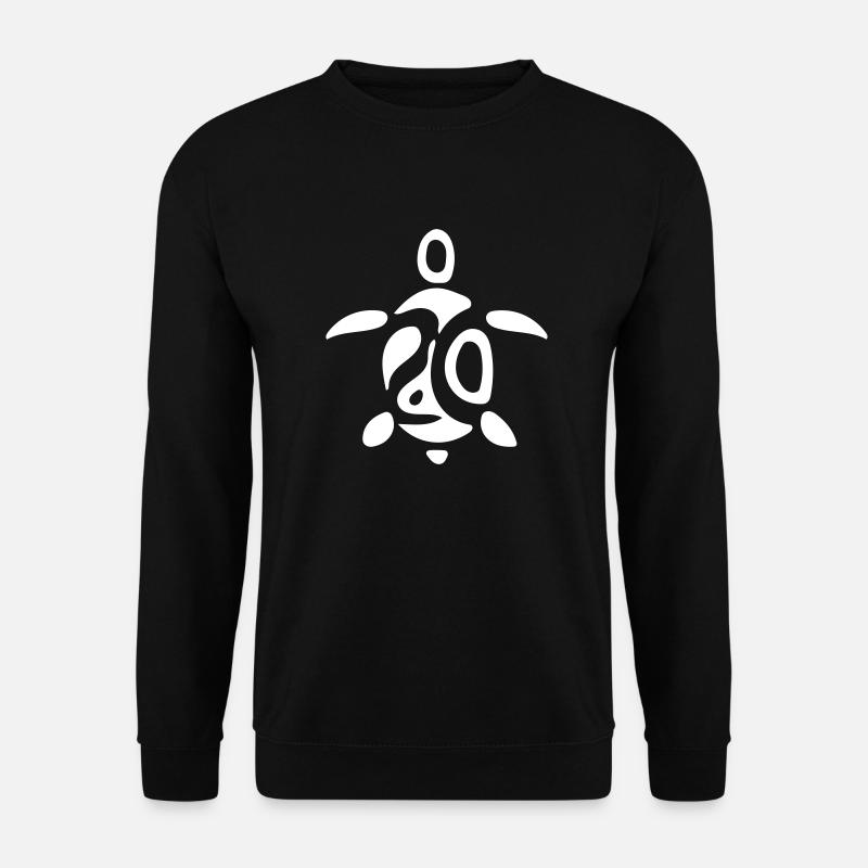 Vintage Tribal Schildkröte - Unisex Pullover - Schwarz