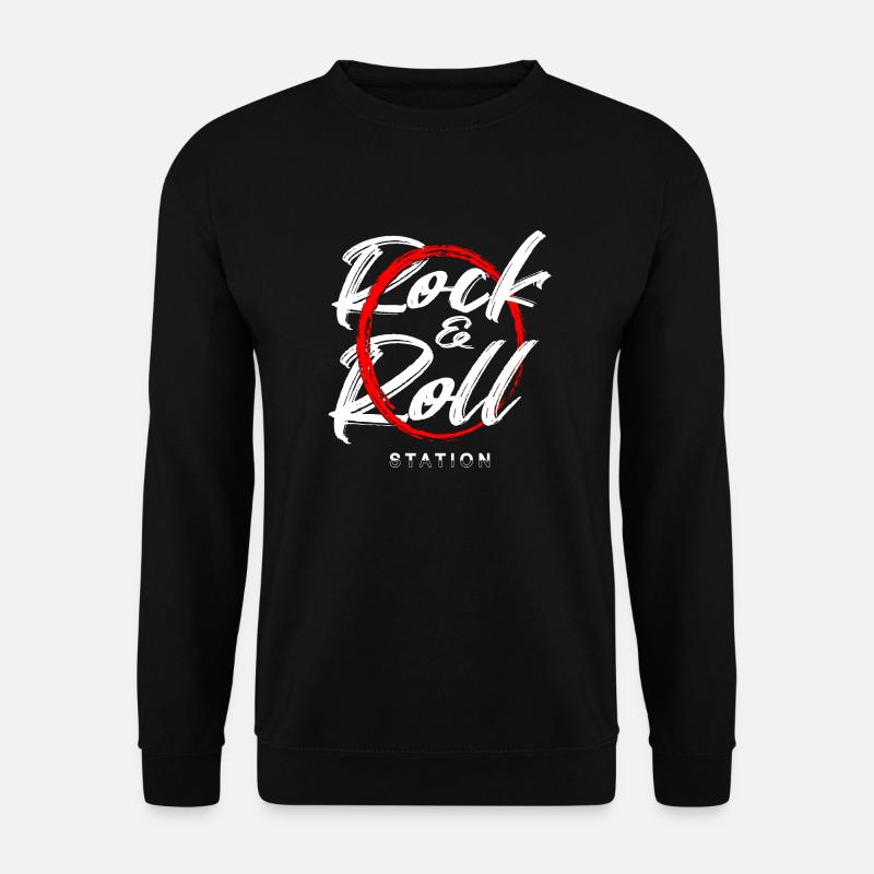 Rock and roll station - Unisex Sweatshirt - black