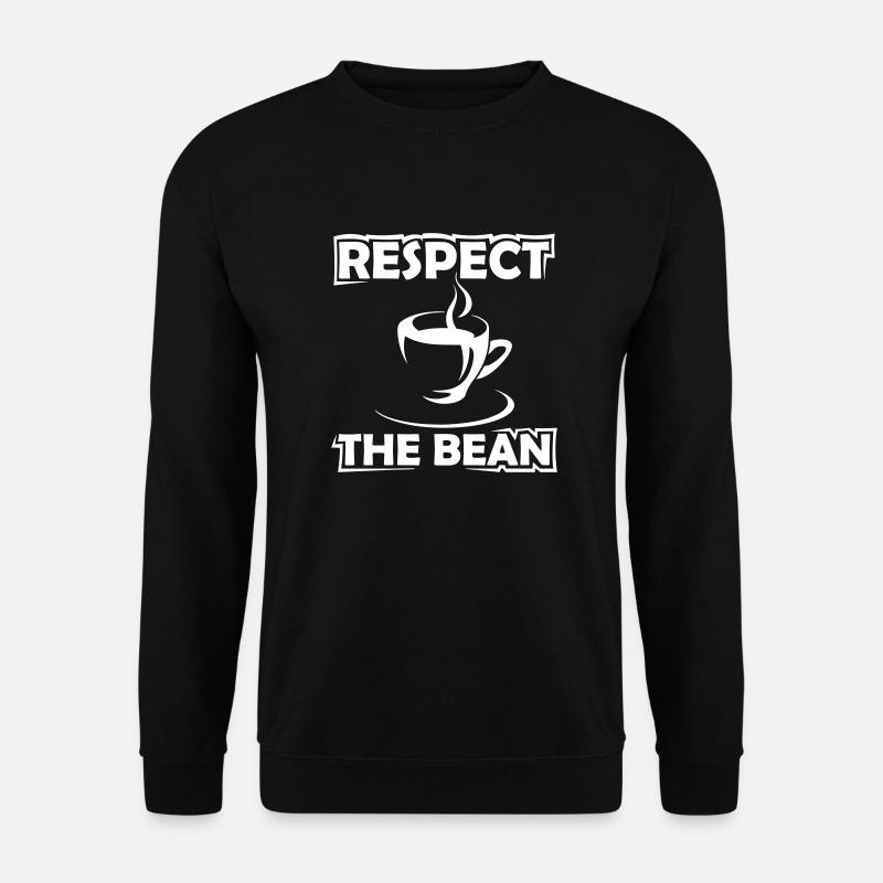 Respect The Bean - Unisex Pullover - Schwarz
