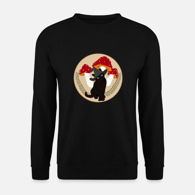 Witch kitten - Unisex Sweatshirt - black