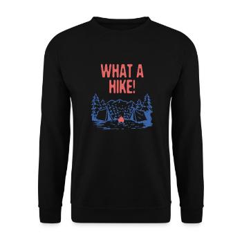 Quelle randonnée Randonnée Randonnée Randonnée Montagne Sommet Faune - Sweat-shirt Unisexe - noir - Devant - Alina (178cm) & Michal (187cm)