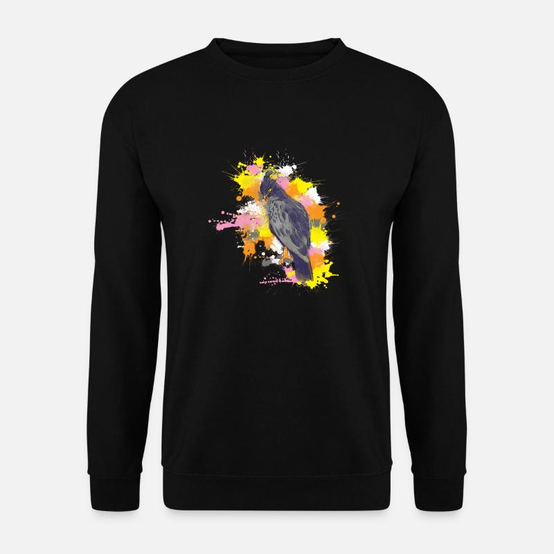 Crested eagle - Unisex Sweatshirt - black