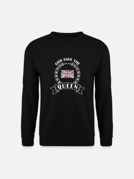God save the Queen II - Unisex Pullover - Schwarz
