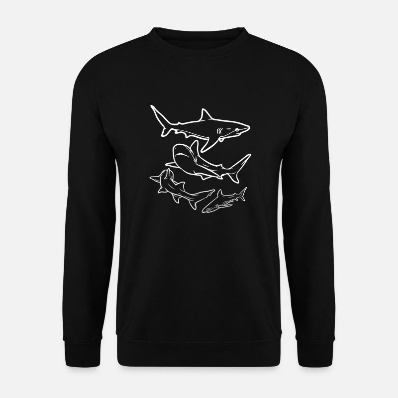 Haie - Unisex Pullover - Schwarz