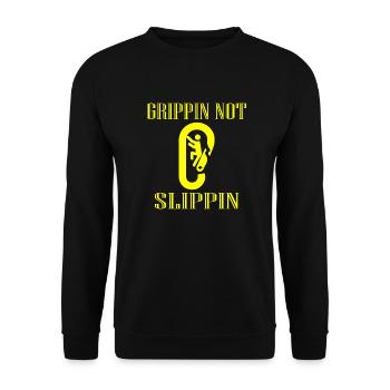 bouldering - Unisex Pullover - Schwarz - Vorne - Alina (178cm) & Michal (187cm)