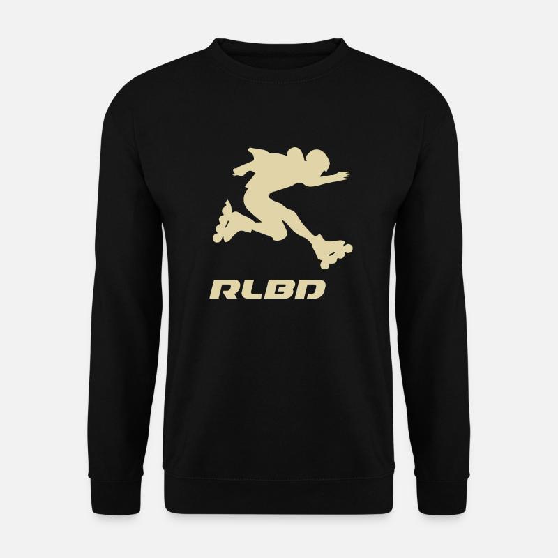 skater jump Rollerblader light - Unisex Sweatshirt - black