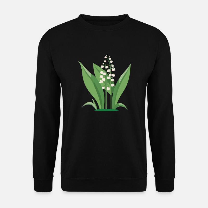 Maiglöckchen - Unisex Pullover - Schwarz