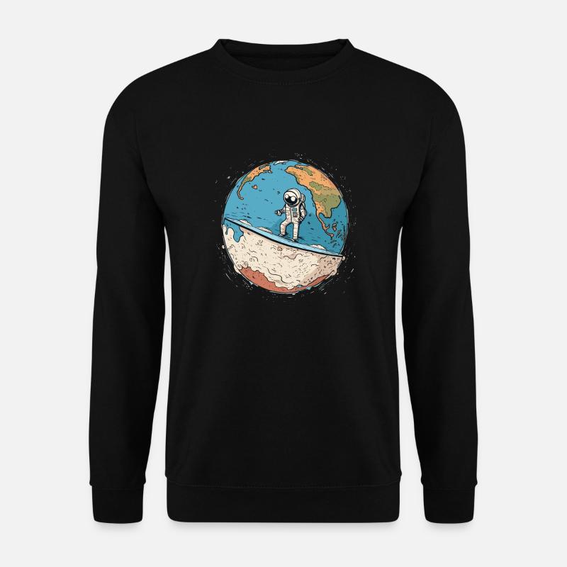 Astronaut - Unisex Pullover - Schwarz