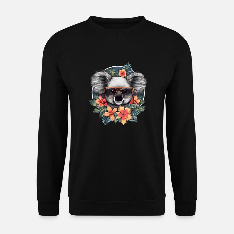 Süßer Koala - Unisex Pullover - Schwarz